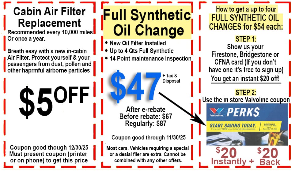 Full Synth Oil Rebate 2025